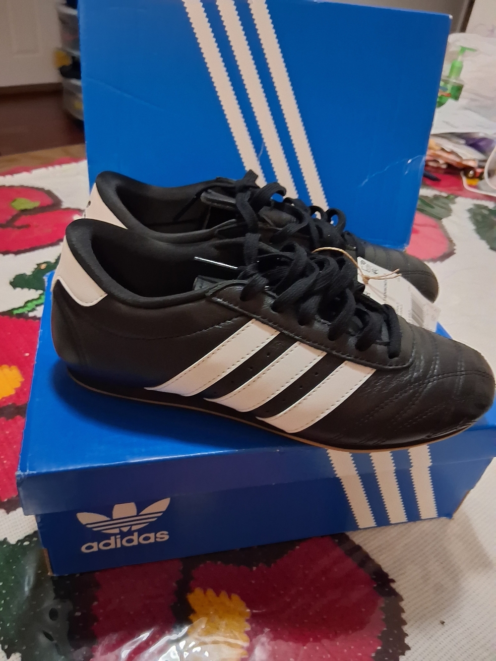 Adidas Black & White Samba-Inspired Sneakers